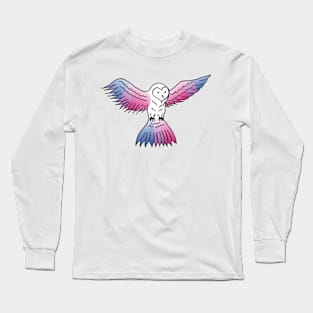 Bi Pride Owl Long Sleeve T-Shirt